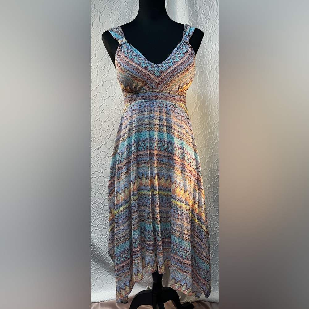 AMERICAN RAG- Women’s Pastel Multicolor Sleeveless  Dress (M)